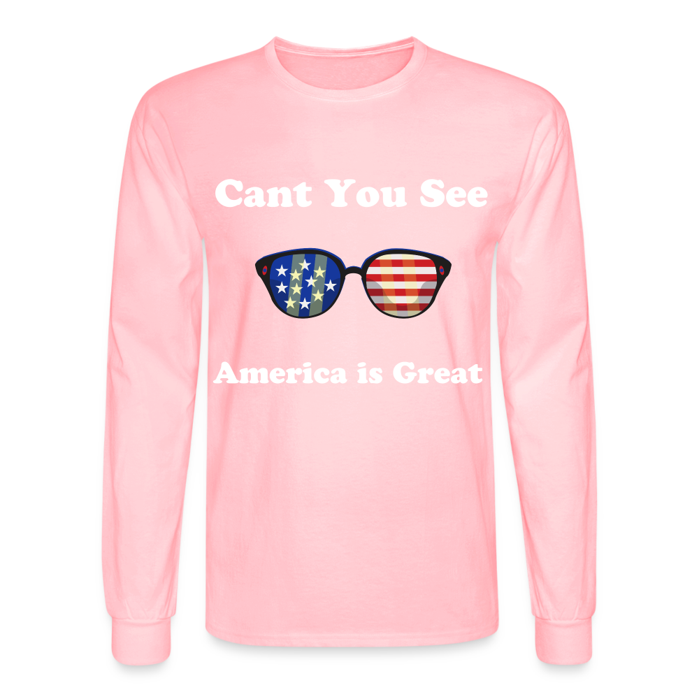 Men's Long Sleeve T-Shirt - pink