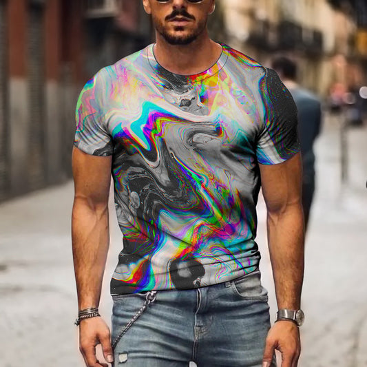 Men 3D Graphic Casual T-shirt