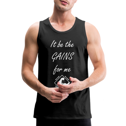 Men's Premium Tank Top by Bella - black